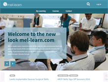 Tablet Screenshot of mel-learn.com